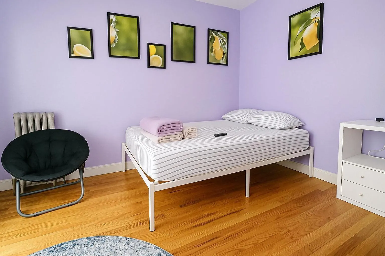 Apartment Lavender Queen Room Bright & Peaceful Stay In Central Harlem New York